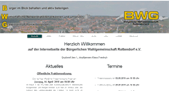 Desktop Screenshot of bwg-rottendorf.de
