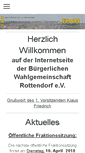 Mobile Screenshot of bwg-rottendorf.de